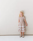 Isla Dress in Dark Cream - Kids