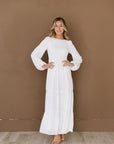 White Lds temple dress