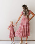 red mommy and me dresses