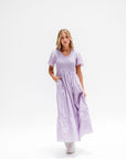 Lilac Maxi Dress Modest 