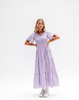 Purple LDS sister missionary dresses