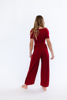 Wide leg jumpsuit