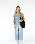 Frankie Denim Overalls - Light Wash