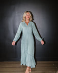 Morgan Boho Long Sleeve Maxi Dress