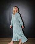 Morgan Boho Long Sleeve Maxi Dress