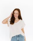 Joanie Top in Cream