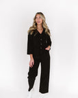 Mavis Jumpsuit in Black