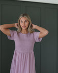 Lavender Sister Missionary Dress