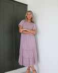 Lavender Maternity Dress