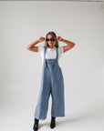 Frankie Denim Overalls - Medium Wash