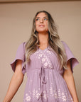 Shira Dress in Purple