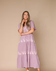 Shira Dress in Purple