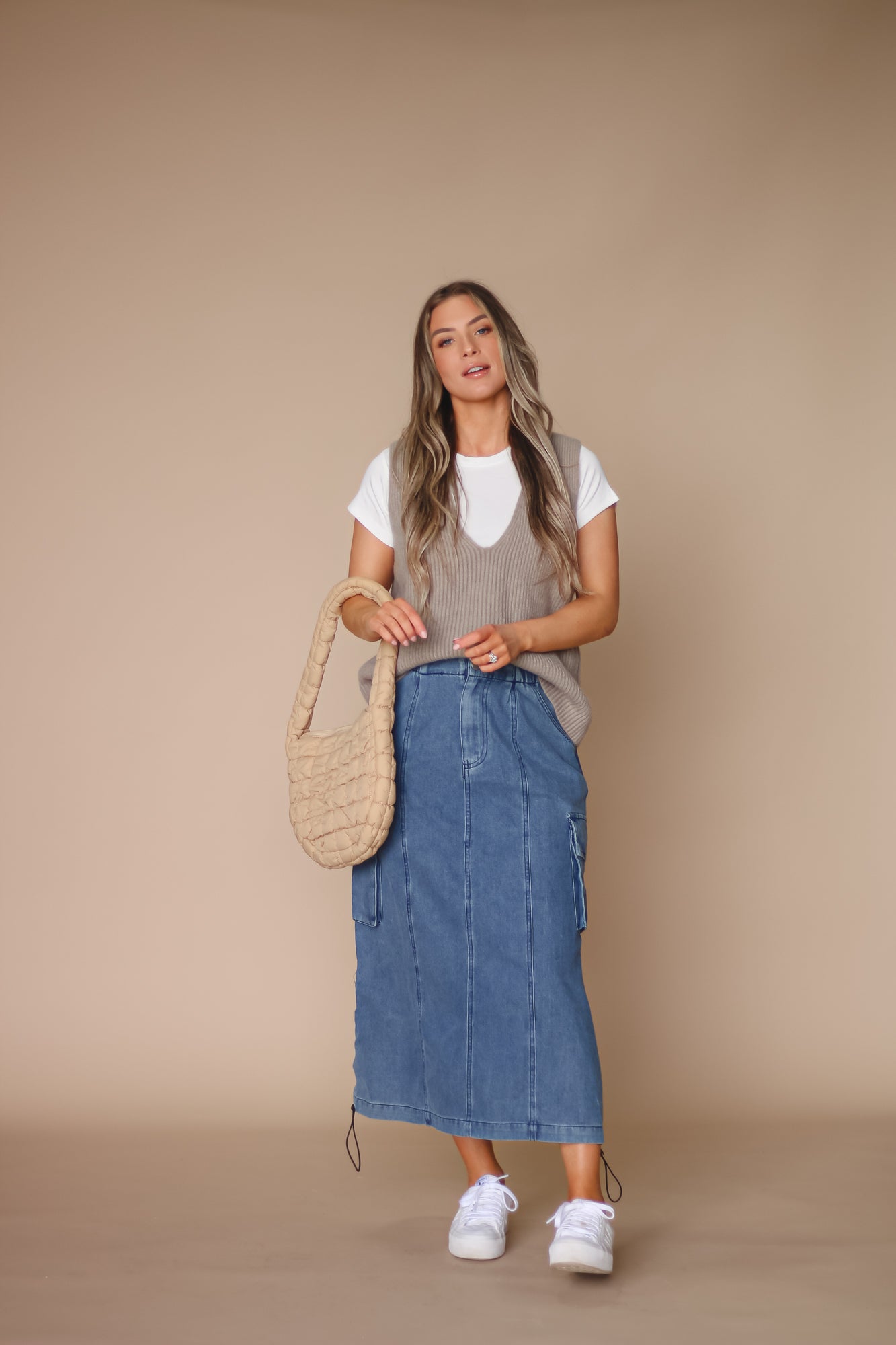 American Eagle Outfitters American Eagle Next Level Stretch X Hi Rise Denim  Skirt Womens 2 | Grailed