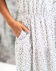 Floral dress with pockets