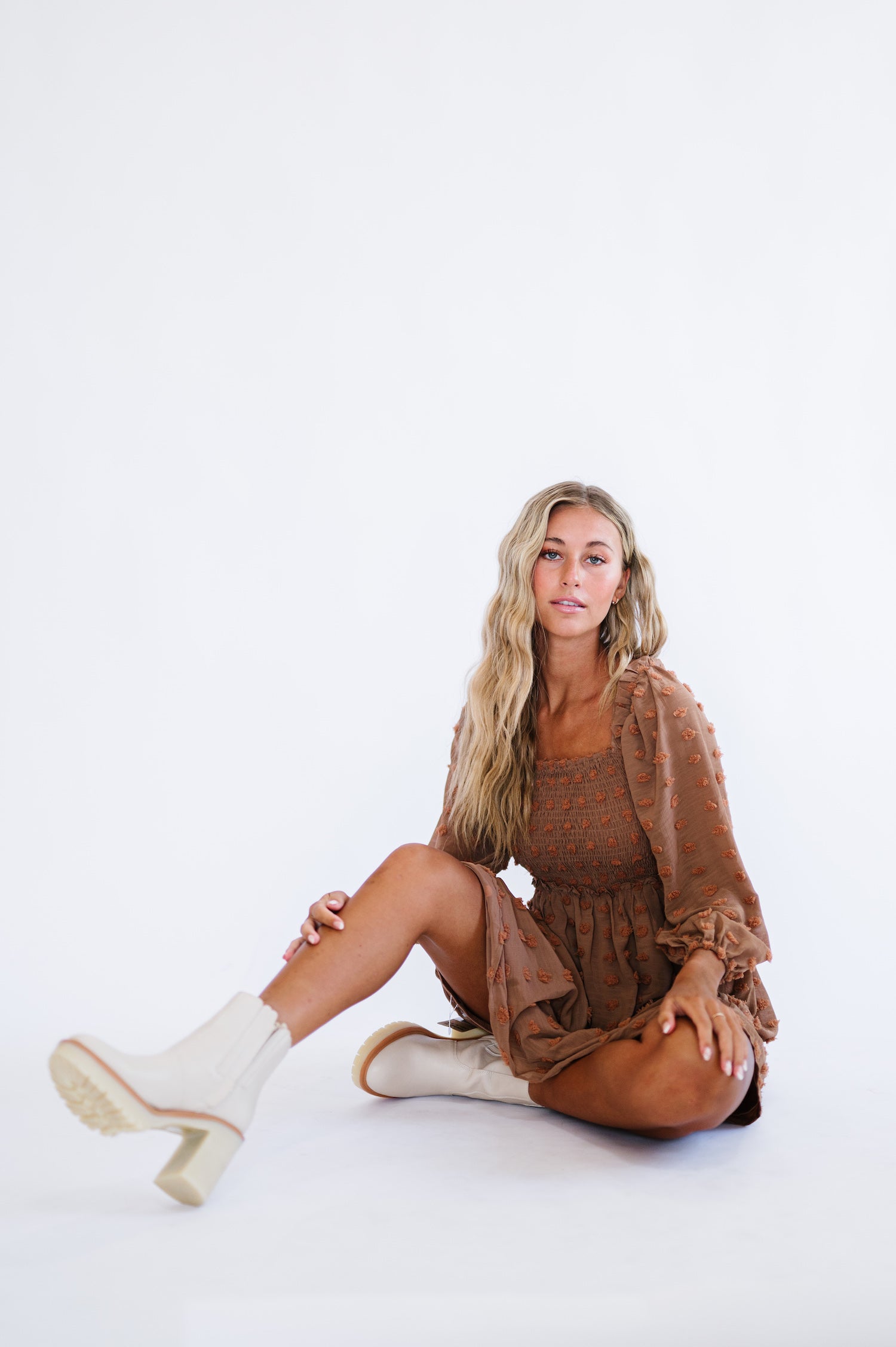 Brown fall dress