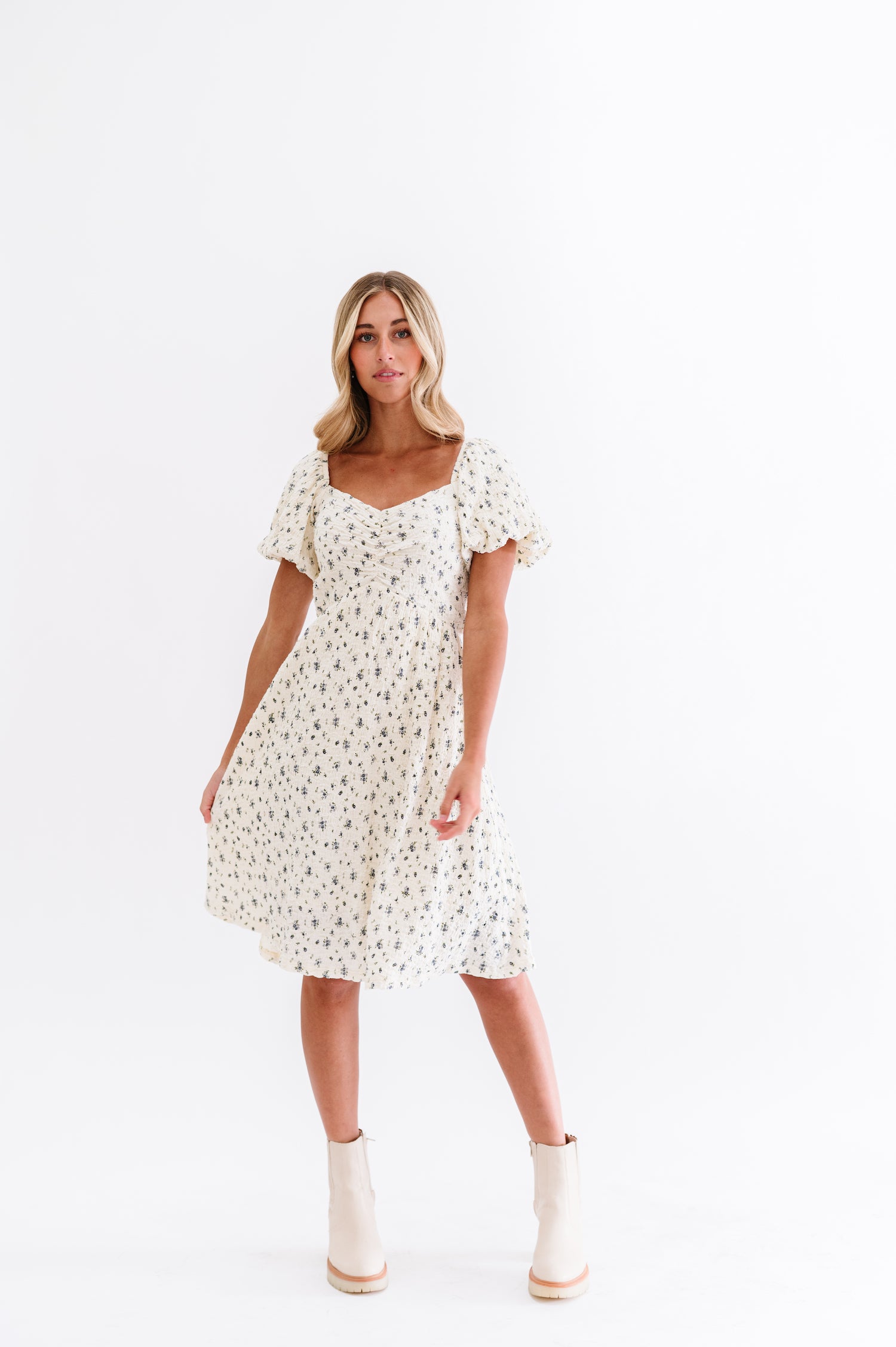 Warehouse white 2024 floral dress