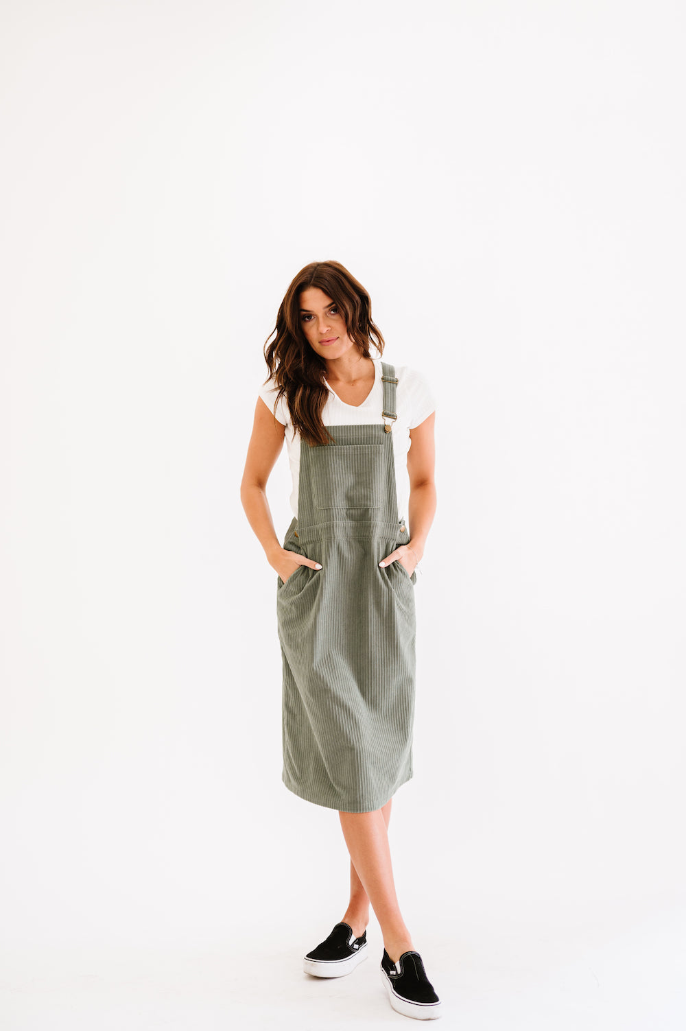 Overall dress with pockets hotsell