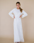 White Long Sleeve Dress