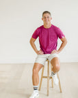 Fehrnvi Men's Performance Tee in Rose