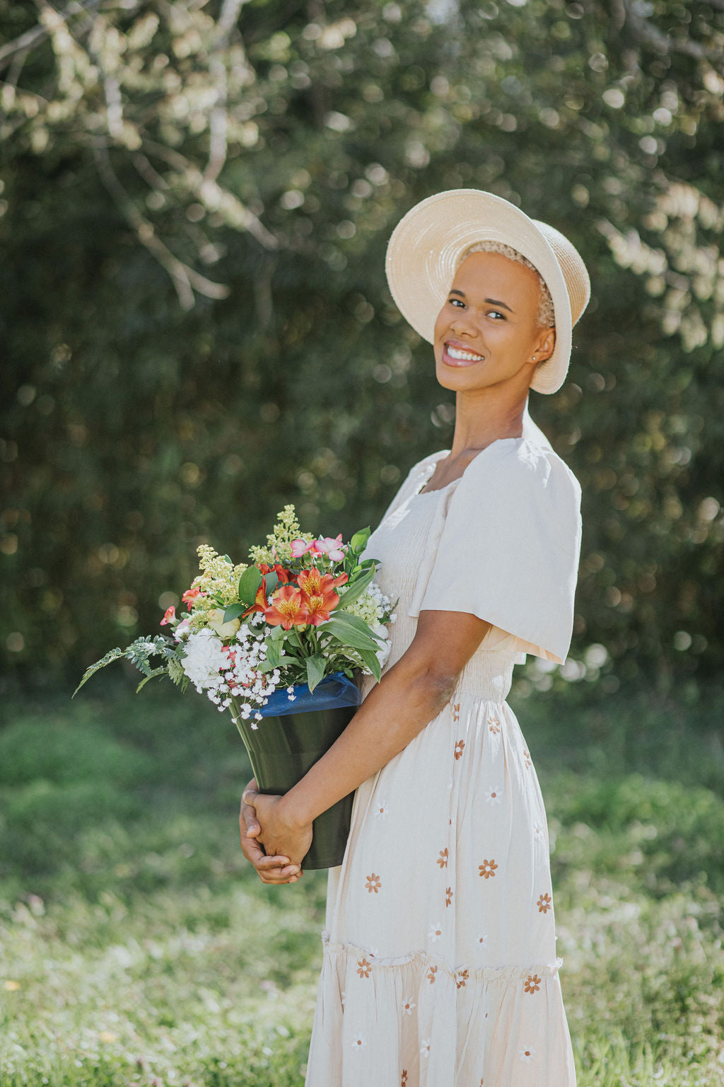 Jemima Dress in Cream FEHRNVI